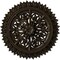 Ekena Millwork Lariah Ceiling Medallion (Canopies up to 1 3/8"), 24 3/4"OD 1 3/8"ID x 3 1/4"P, Stone Hearth Crackle CM24LASHC - alternate 1